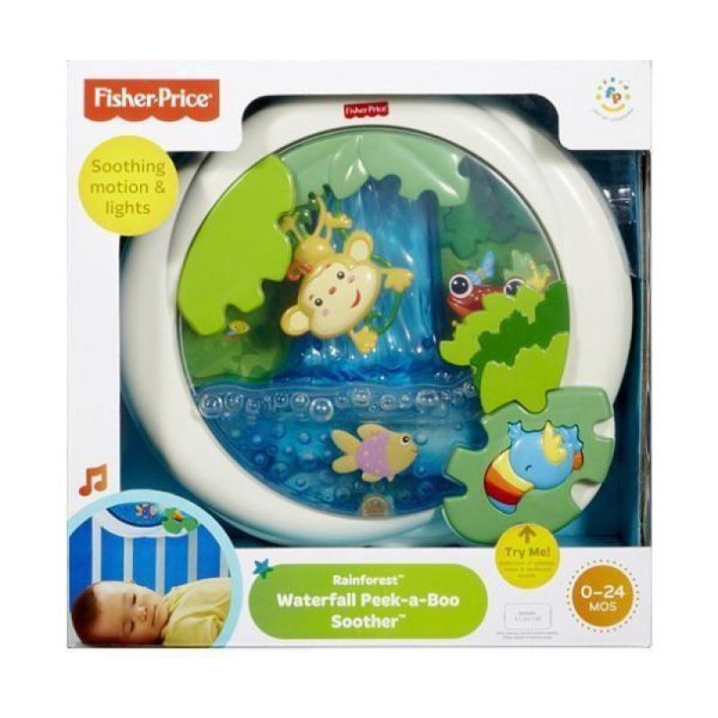 Fisher price sale rainforest crib soother